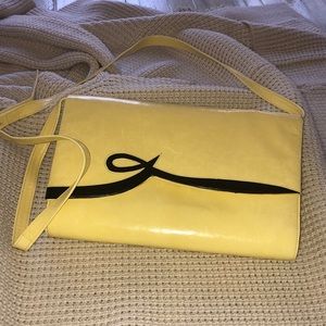 GORGEOUS YELLOW BRUNO MAGLI SHOULDER BAG!!